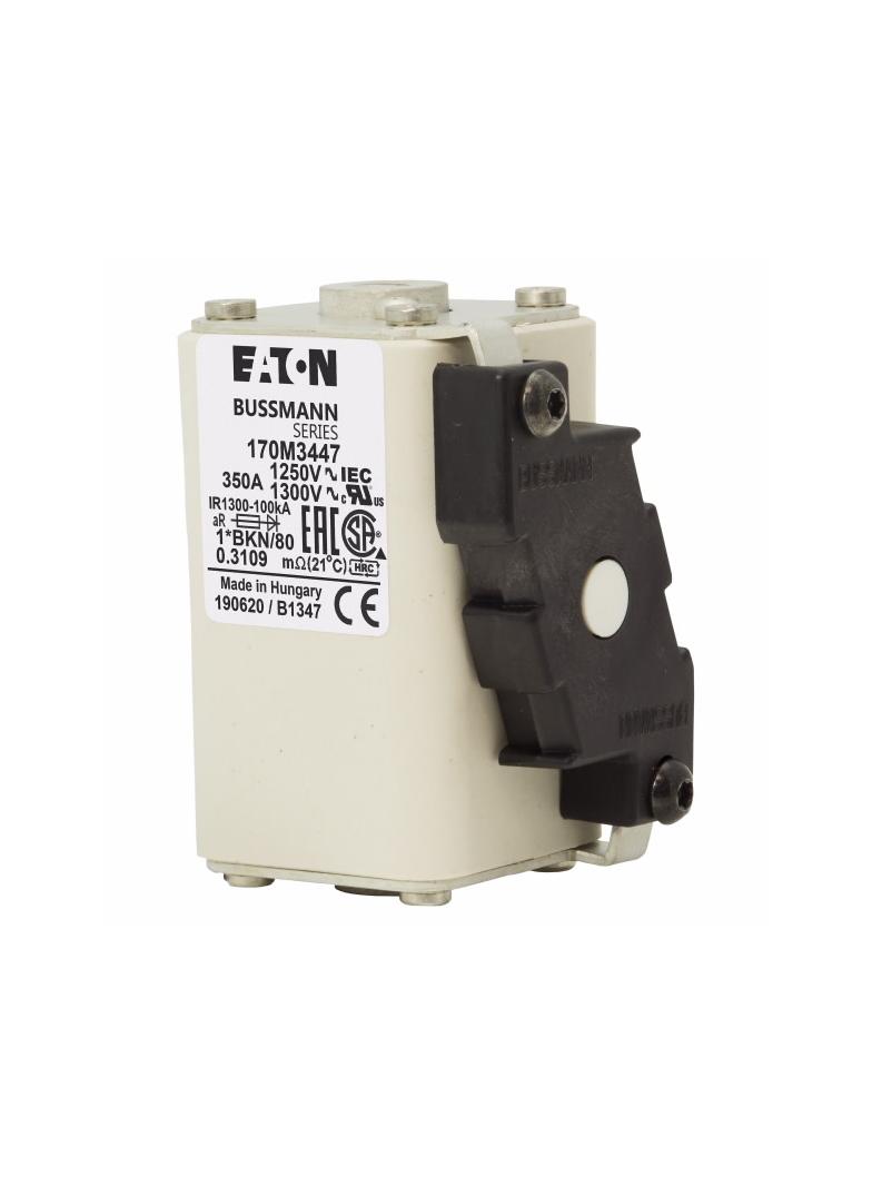 FUSE 350A 1250V 1*BKN/80 AR CU Wkładka szybka 350A AC 1250V rozmiar 1 45x59x81 mm aR 170M3447 EATON