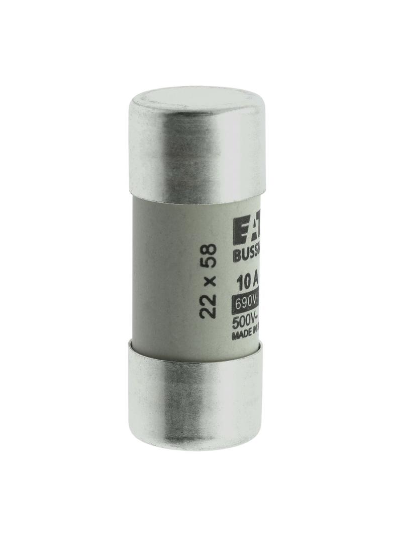 CYLINDRICAL FUSE 22 x 58 10A GG 690V AC Wkładka cylindryczna 22 x 58mm 10A GG 690V AC C22G10 EATON
