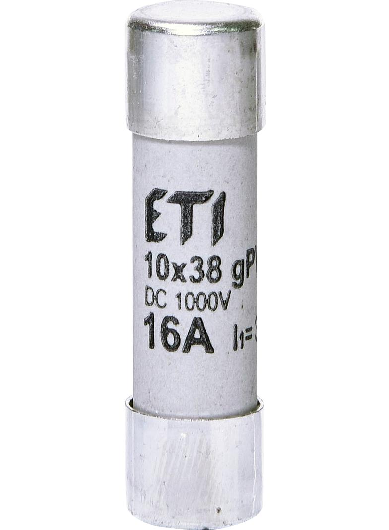 Wkładka topikowa cylindryczna PV CH10x38 gPV 16A 1000V DC 002625081 ETI