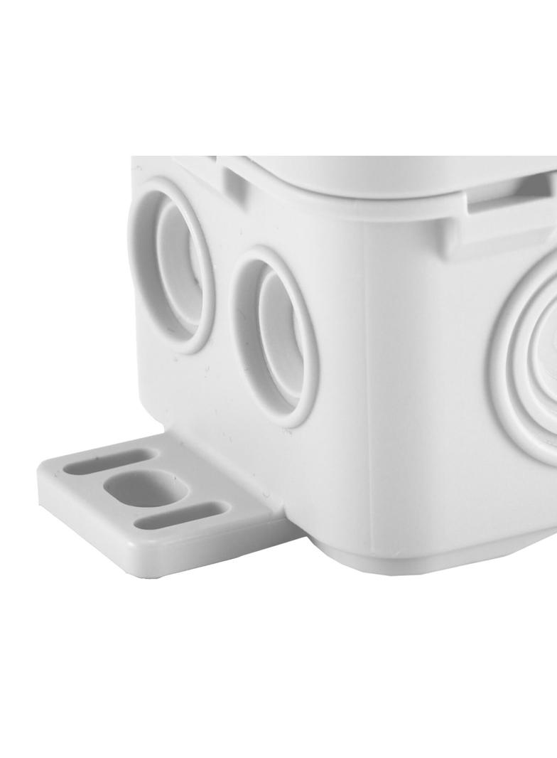 N8w ,  Puszka naścienna z dławicą zintegrowaną, samozatrzaskowa 89*42mm - Seria Fastbox, biały