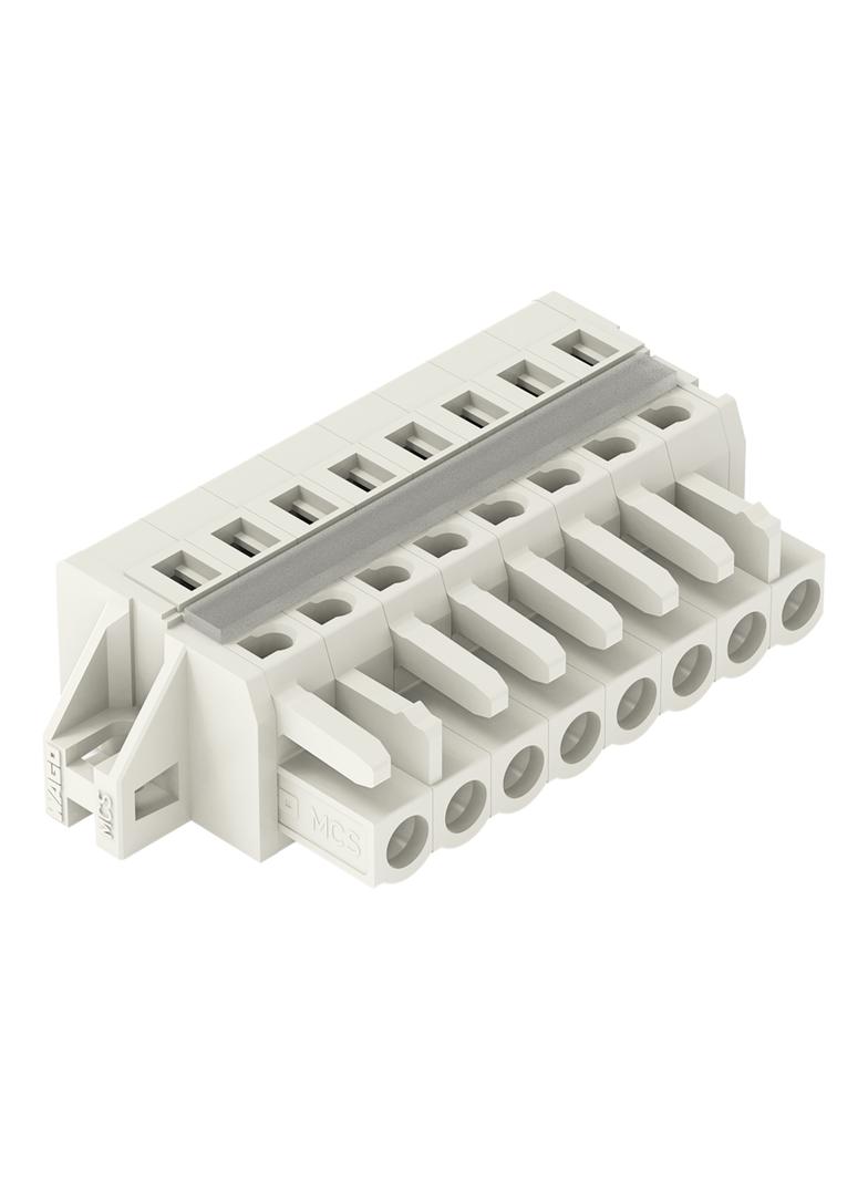 Gniazdo MCS-MIDI Classic 8-biegunowe jasnoszare raster 5mm /50szt./ 721-108/027-000 WAGO