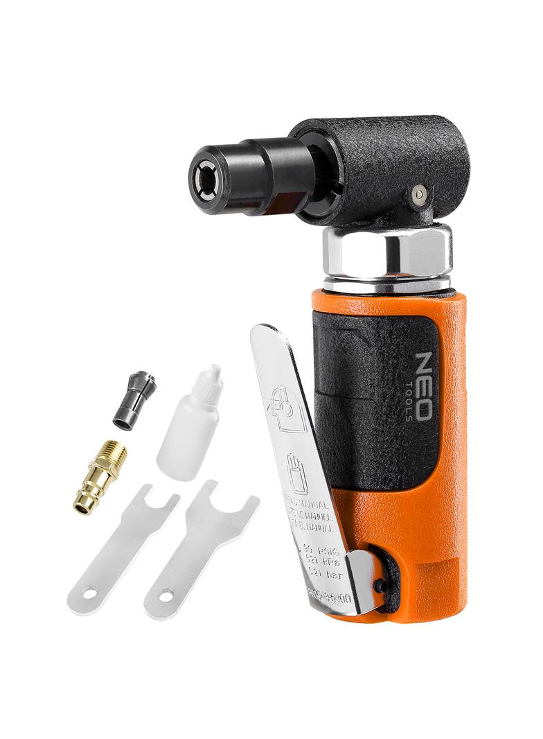 Szlifierka kątowa pneumatyczna 1/4";1/8" - 6 mm/3mm, 20 000 rpm