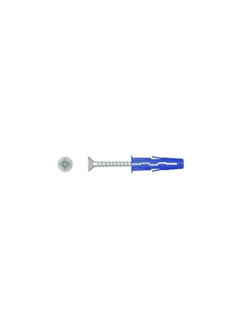 Kołek uniwersalny UNO 8mm z wkrętem 4,5x40mm 100szt. UNO-08+435 RAWLPLUG