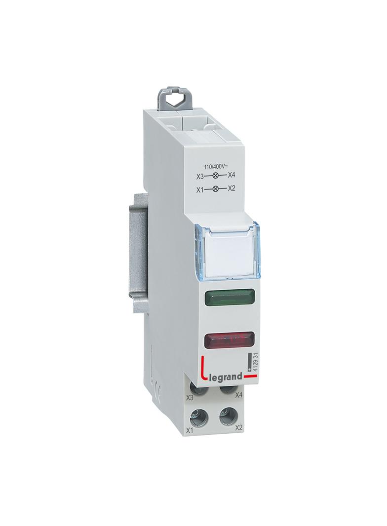 LAMPKA PODWÓJNA LED CZERWONA I ZIELONA 110/400V, Legrand