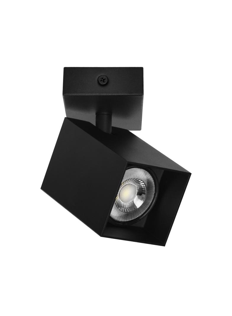 KUBAR SP 1, oprawa ścienno-sufitowa, GU10 max. 35W, IP20, czarna