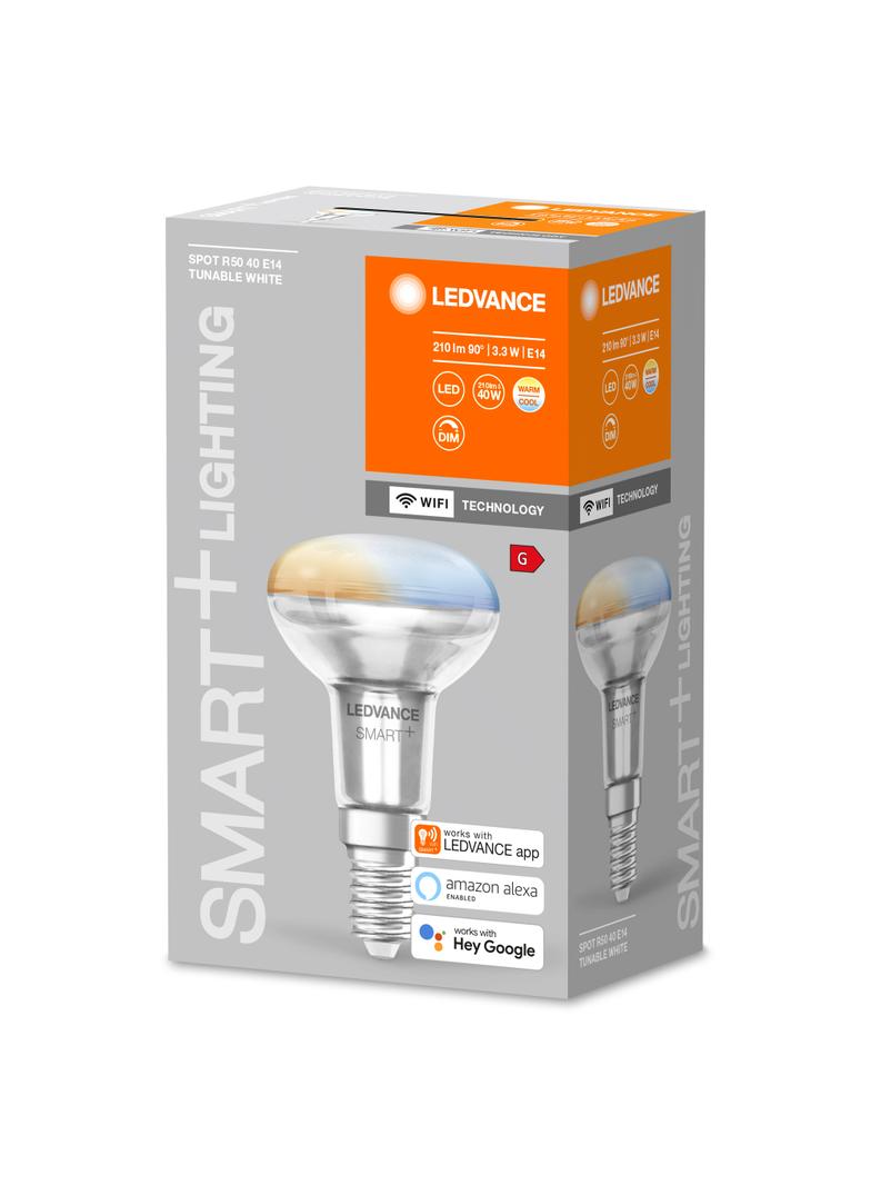 Żarówka LED E14 R50 3,3W = 40W 210lm CCT 45° SMART+ WIFI Ściemnialna 4058075609518 LEDVANCE
