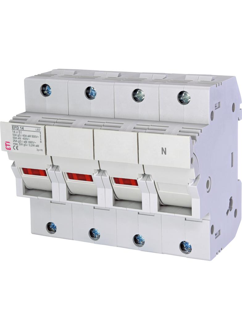 Rozłącznik bezpiecznikowy EFD 14 3P+N LED 002560015 ETI