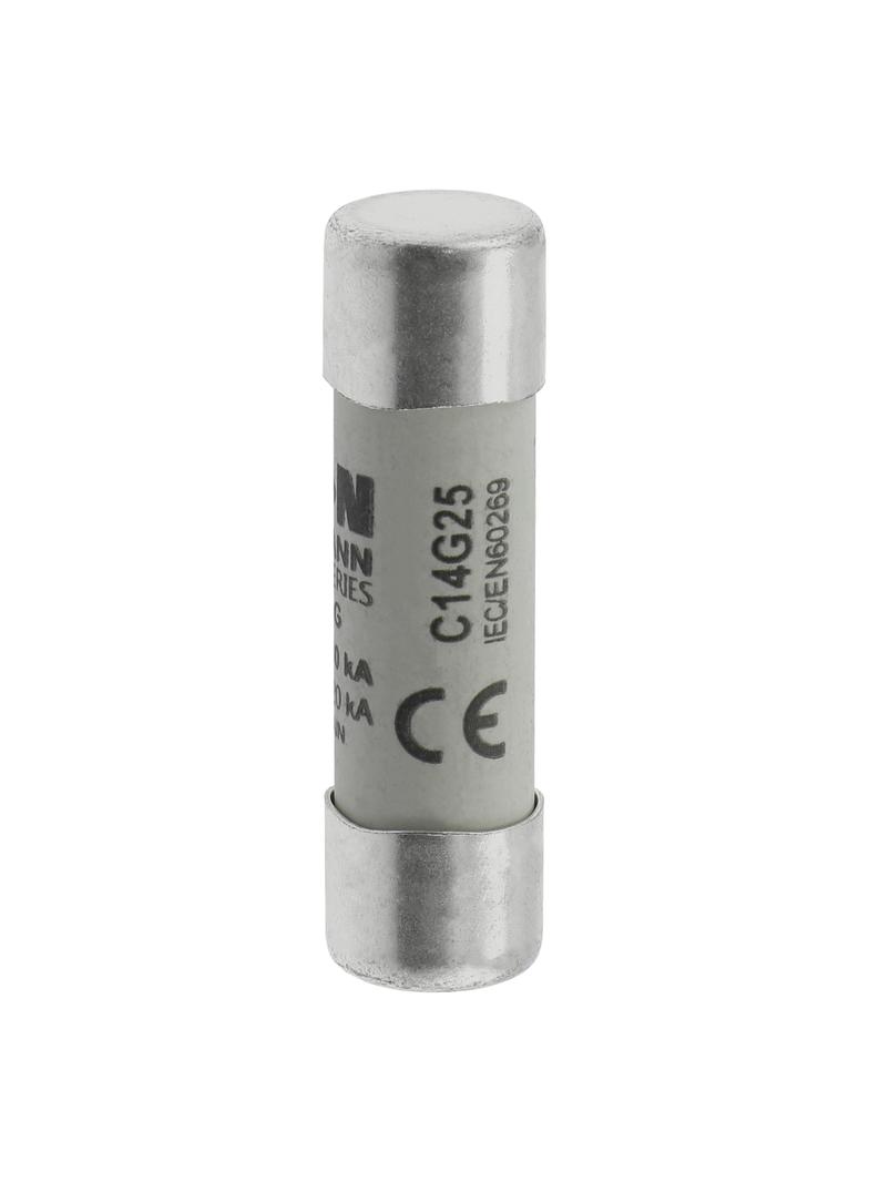 CYLINDRICAL FUSE 14 x 51 25A GG 690V AC Wkładka cylindryczna 14 x 51mm 25A GG 500V AC C14G25 EATON
