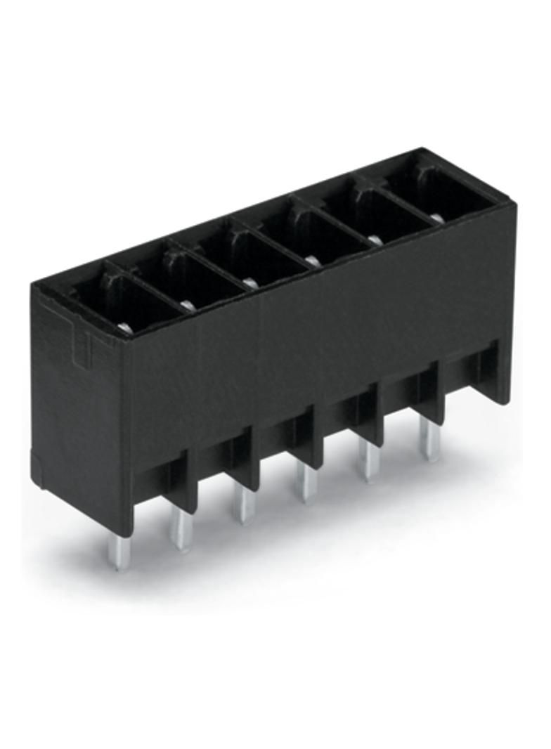 Wtyk THT Pin lutowniczy 0,8x0,8mm konstrukcja prosta czarny /100szt./ 714-142 WAGO