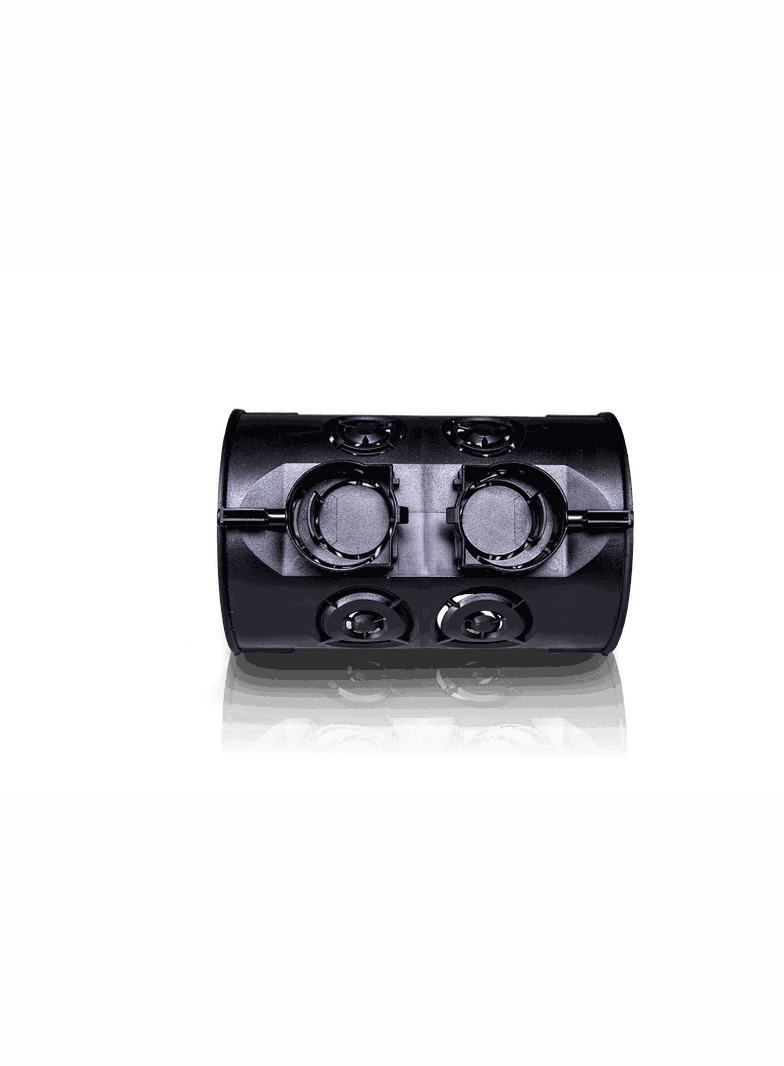 Puszka podtynkowa, szeregowa 2 x 60 mm, do instalacji naprzeciwległej, gł. 100 mm