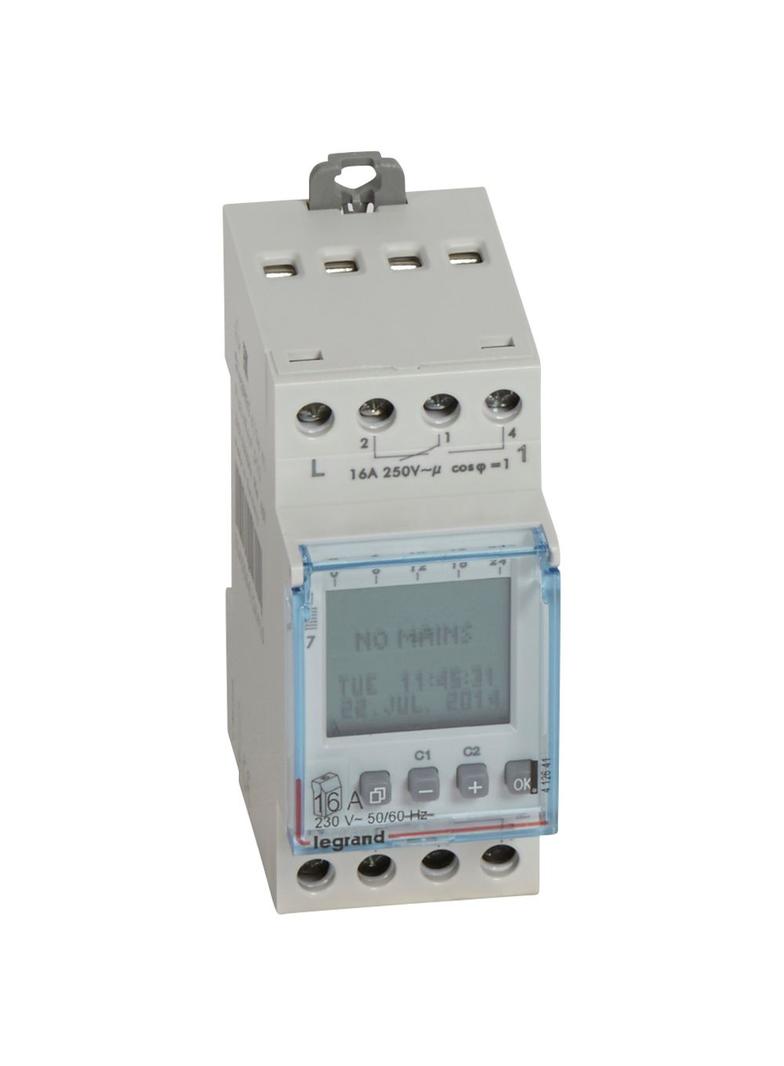 PROGRAMATOR CYFROWY TYGODNIOWY 2-KANAŁOWY D22, Legrand