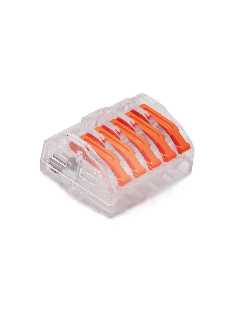 ZU-405 Uniwersalne złączki do przewodów jedno- i wielodrutowych, 5-torowy