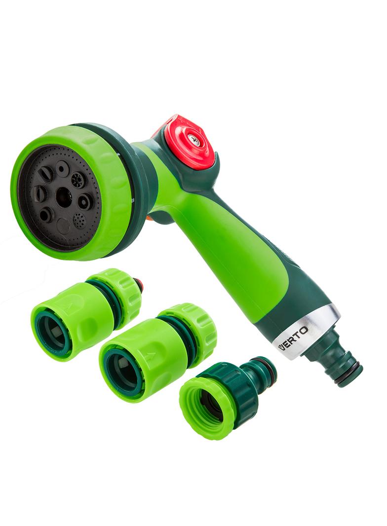 Zestaw z pistoletem zraszającym, złączkami, przyłączem do kranu 1/2"