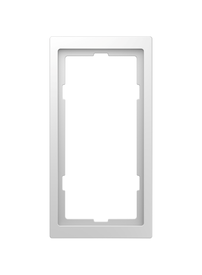 Ramka D-Life, podwójna do gniazdka do golarki, lotos biały