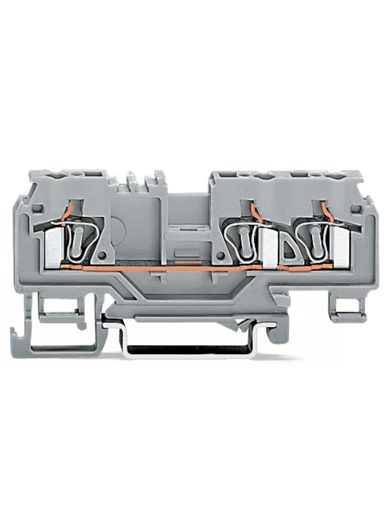 złączka 3-przewodowa 4 mm2 szara