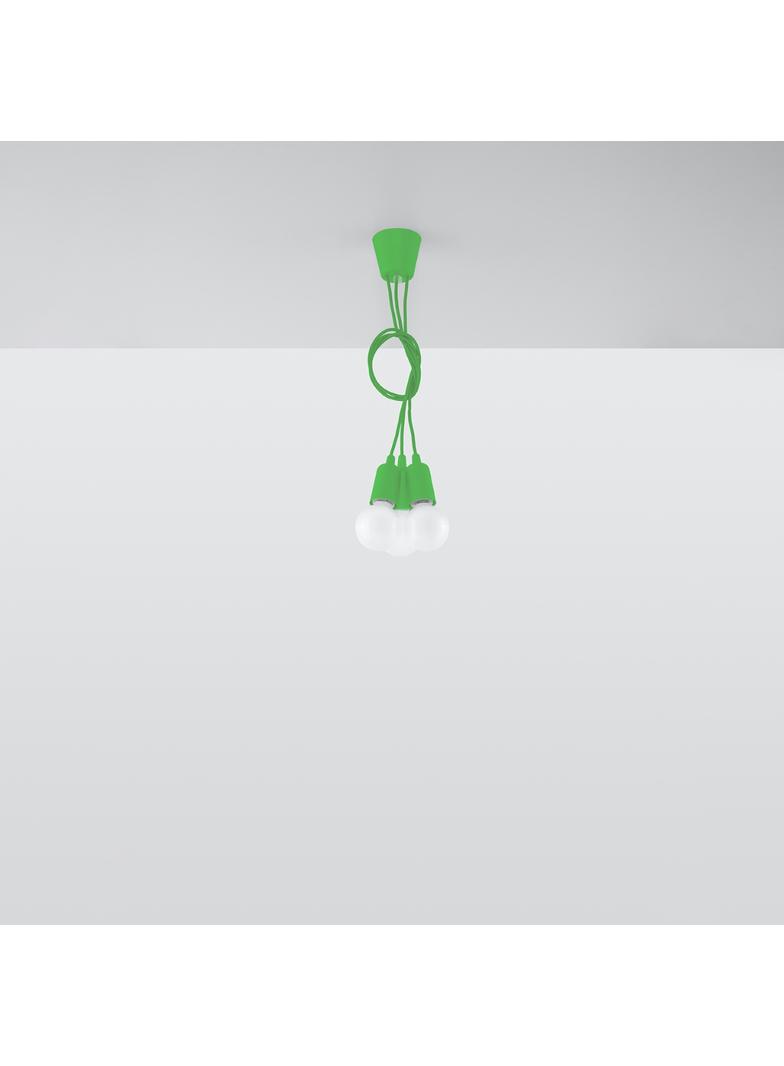 Sollux Lampa wisząca DIEGO 3 zielony SL.0582