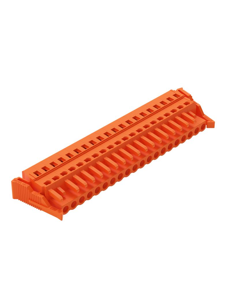 1-przewodowe gniazdo CAGE CLAMP pomarańczowa /10szt./ 231-320/037-000 WAGO