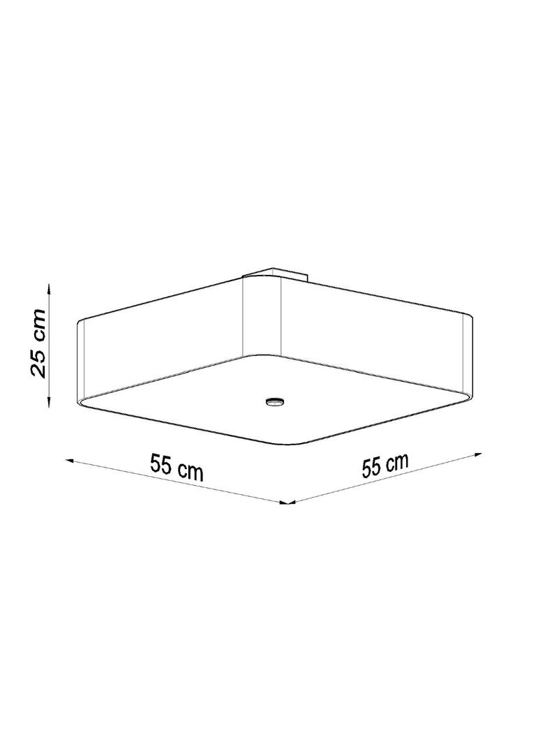 Sollux Plafon LOKKO 55 czarny SL.0826