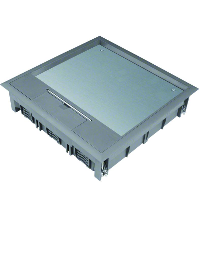 tehalit.VE-EE Pokrywa uchylna VQ12 244x244 wykładzina 12mm stal szary PA VQ12127011 HAGER