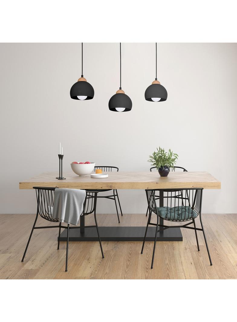Milagro lampa wisząca Dama Black 3xE27 MLP6550
