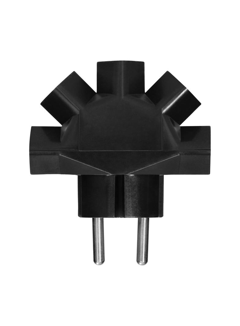 Rozgałęźnik 5x2P/II, 6A R-5/CZARNY ORNO