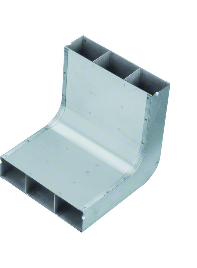 tehalit.UK Narożnik pionowy 3-komorowy 190X48mm stal UKK190483 HAGER