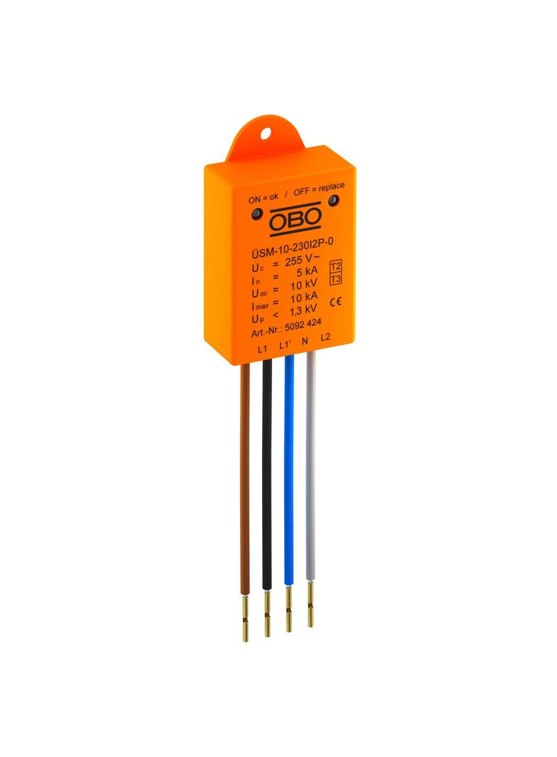 ÜSM-10-230I2P-0 Ogranicznik przepięć LED