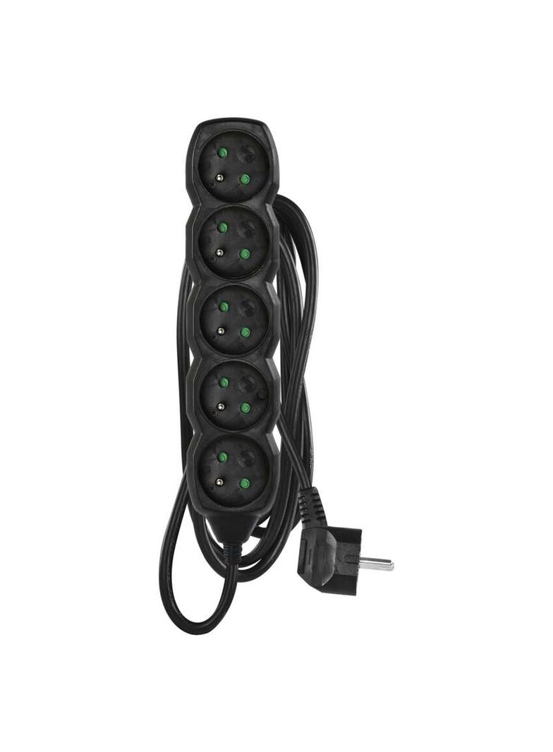 Przedłużacz 5 gniazd 3m czarny PC0513 EMOS