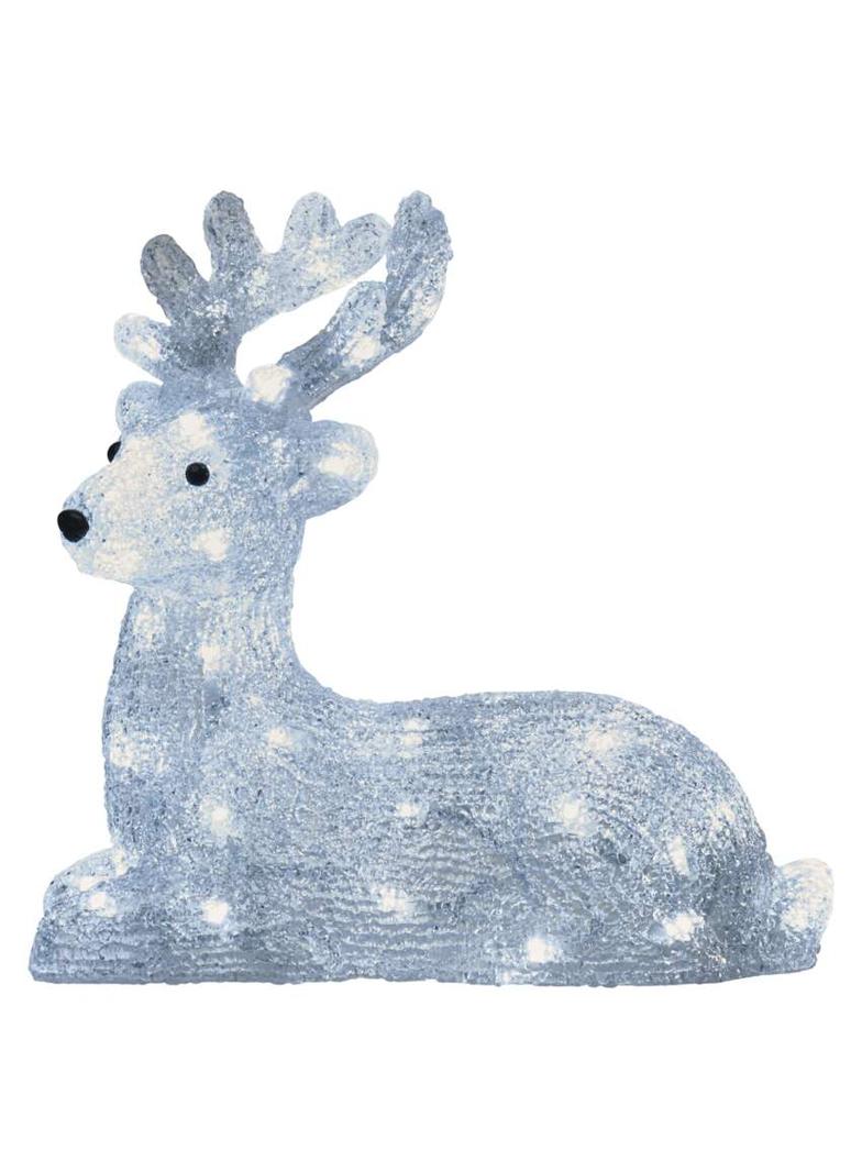 Świąteczny Renifer 40 LED 31x27cm zimna biel IP44 timer DCFC06 EMOS
