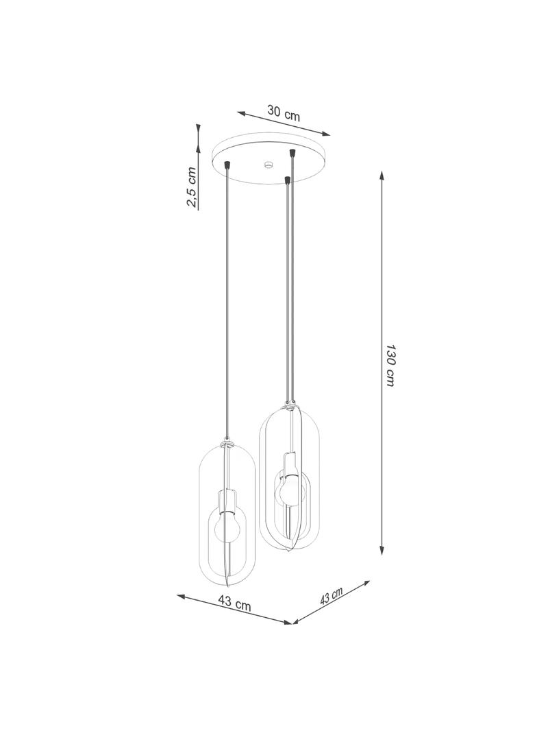Lampa wisząca NICUS 3P biała