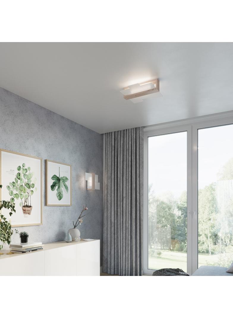 Sollux Kinkiet FENIKS 1 naturalne drewno SL.0077