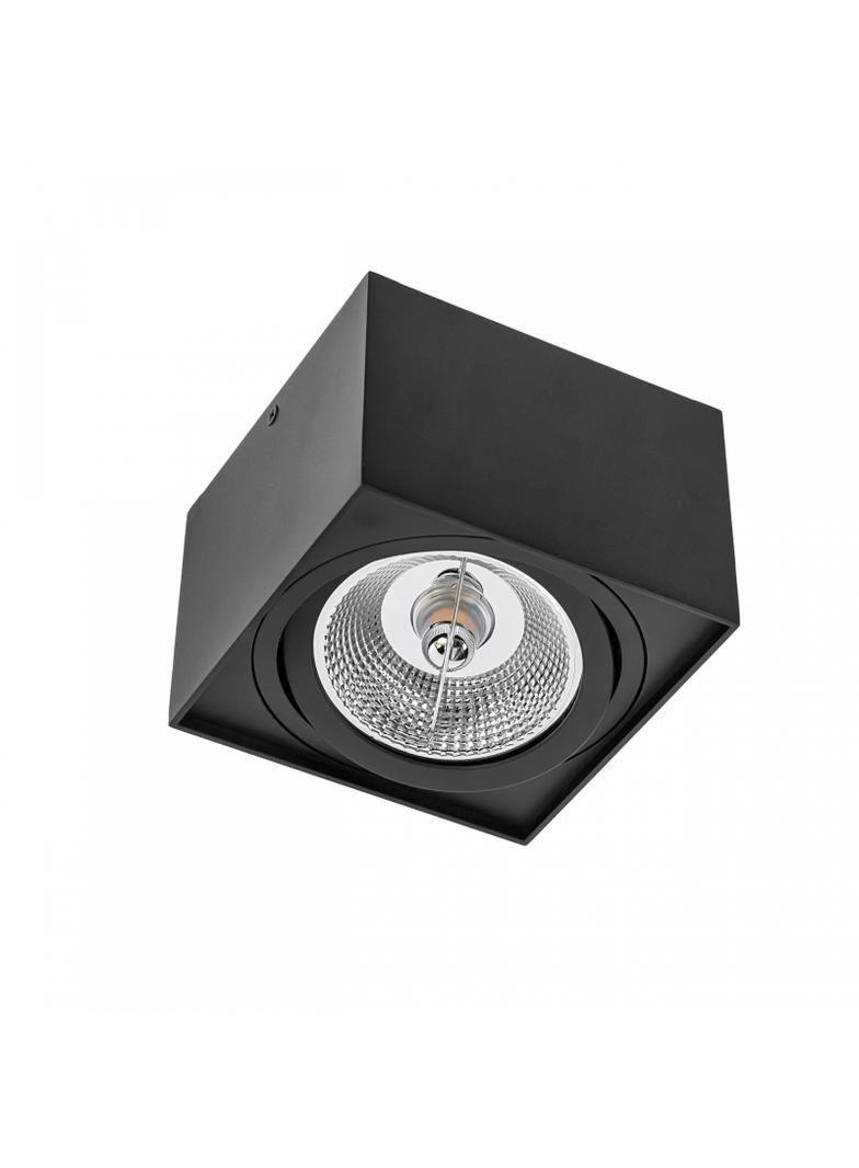 CHLOE AR111 GU10 IP20 kwadratowa czarna ruchoma