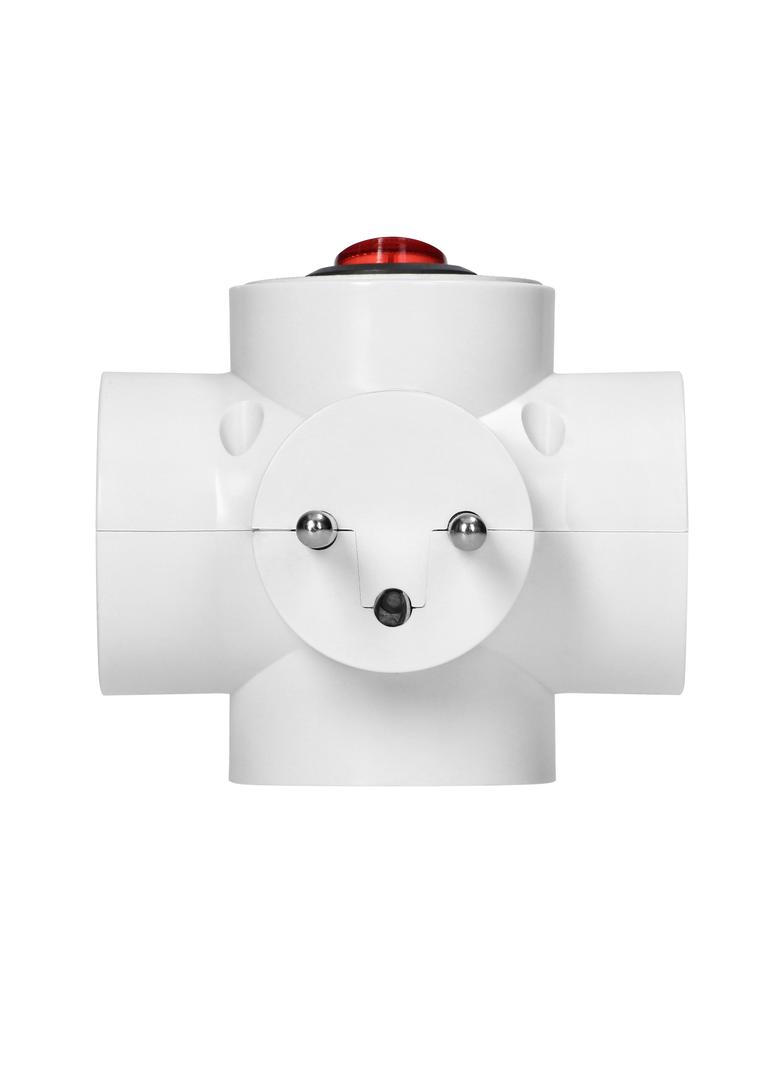 Rozgałęźnik 3x2P+Z, z wyłącznikiem R-31W ORNO