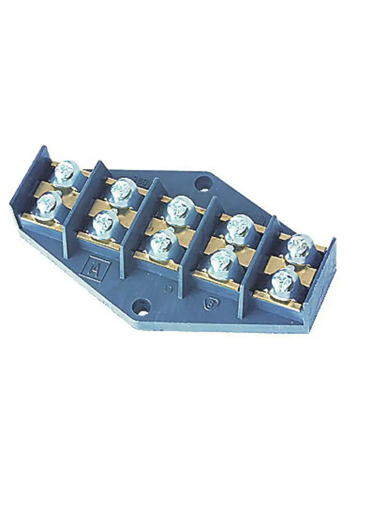 ZPT5-16.0 ,  Płytka odgałęźna serii ZPT, 16,0mm2, 5 torów, czarny