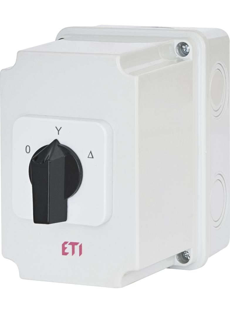 Przełącznik 0-gwiazda-trójkąt w obudowie CS 25 12 PN1 004773217 ETI