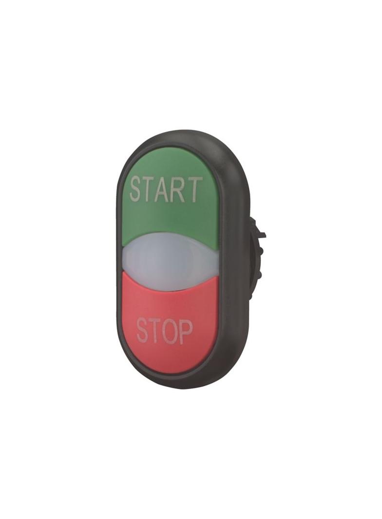 M22S-DDL-GR-GB1/GB0 Napęd przycisku podwójny zielony/czerwony /START-STOP/ z podświetleniem z samopo