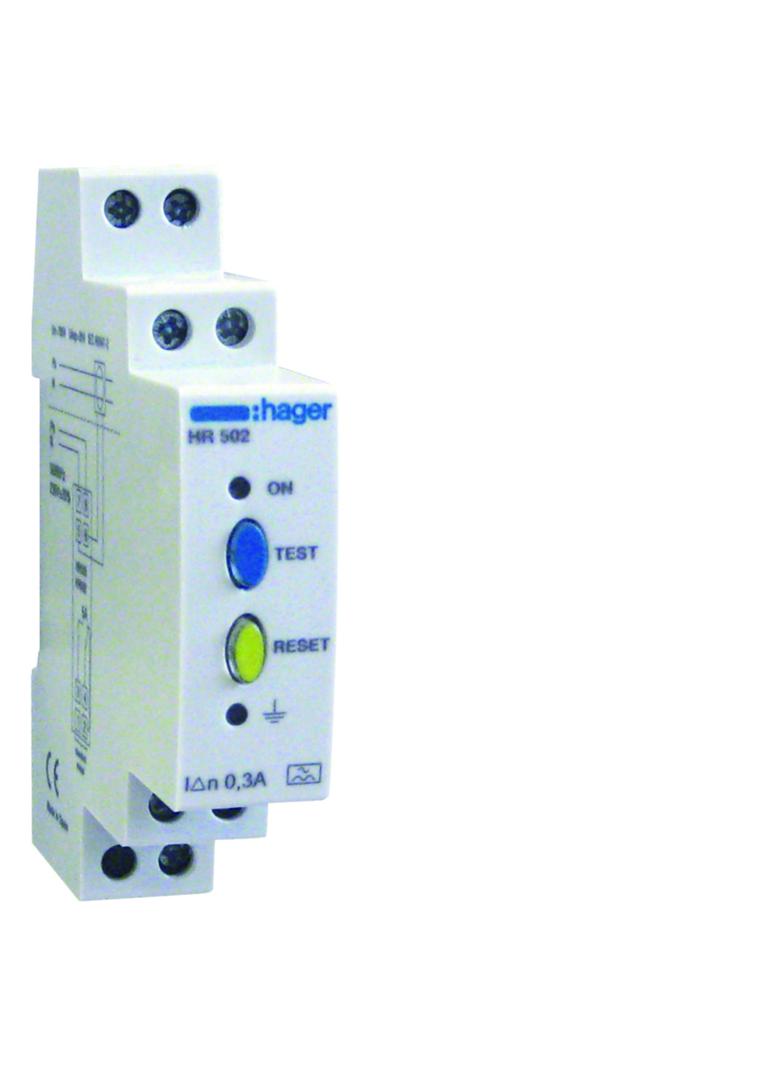Przekaźnik różnicowo-prądowy 0,3A bezzwłoczny HR502 HAGER