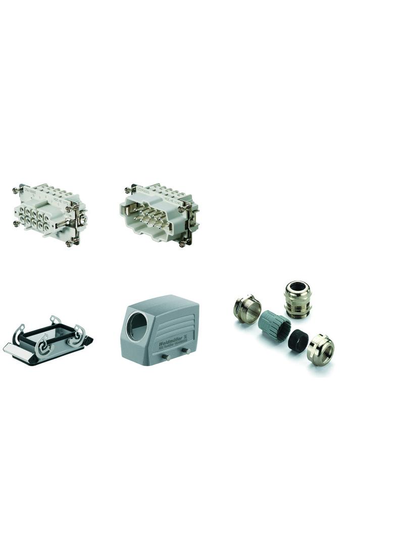 HDC-KIT-HE 10.110 Złącze prostokątne, zestaw (złącze przemysłowe), nr katalogowy 1712510000