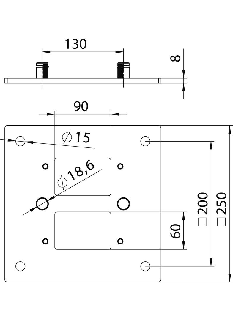 ISS160160BP, Płytka podłogowa