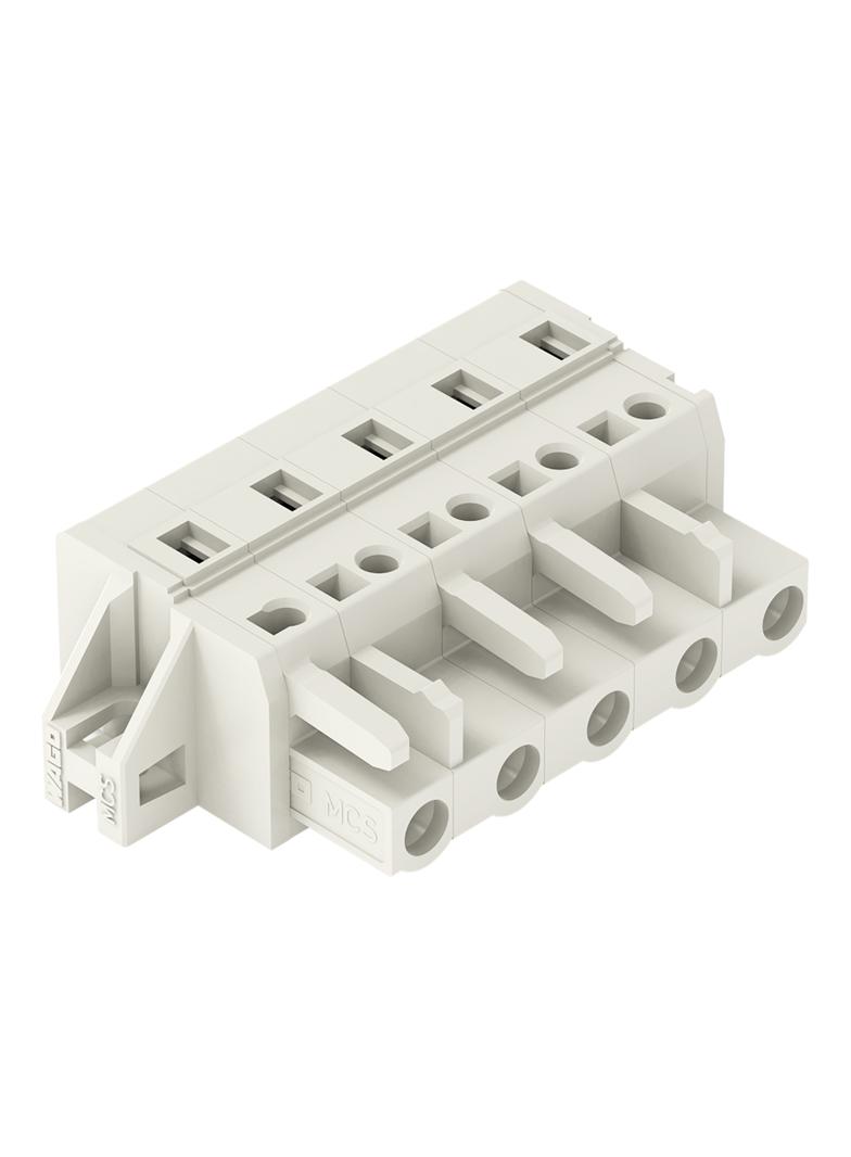 Gniazdo MCS‑MIDI Classic 5‑biegunowe jasnoszare raster 7,5mm 721‑205/031‑000 /50szt./ WAGO
