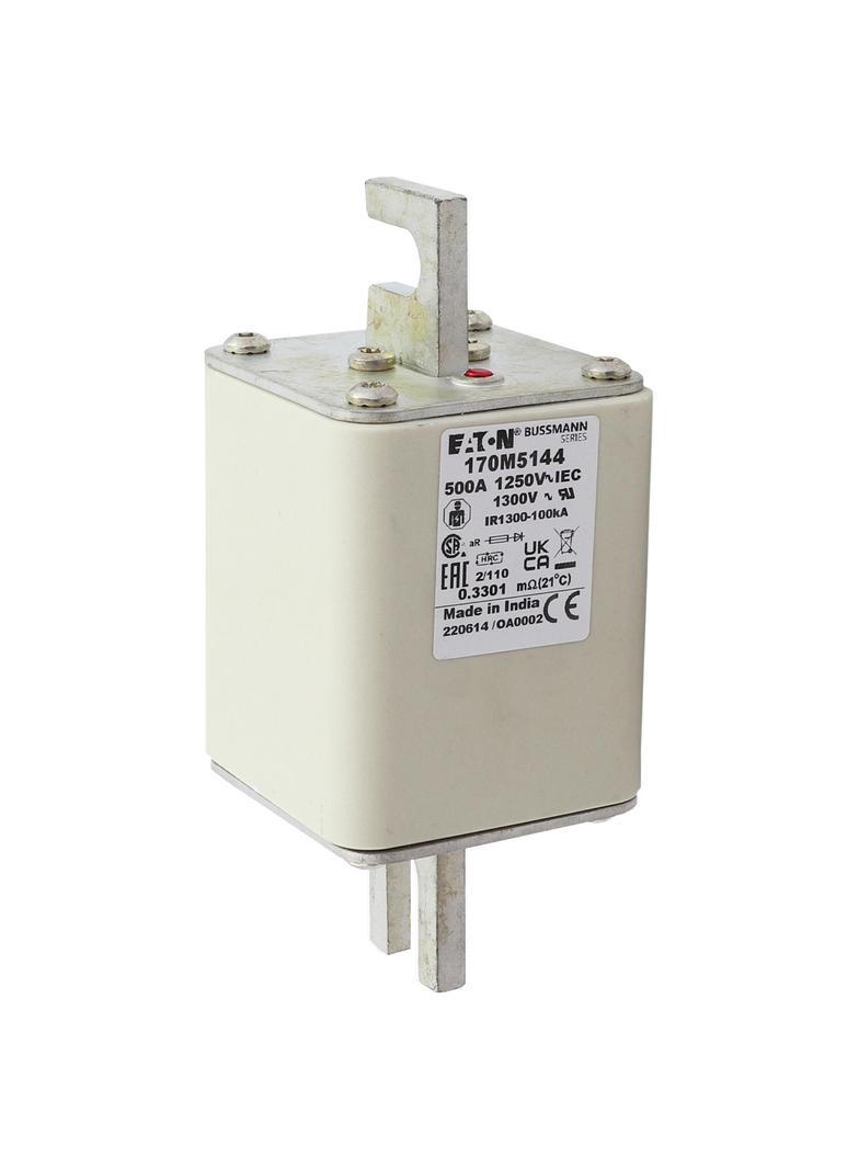 500A 1250V 2/110 aR INDICATOR FUSE Wkładka szybka 500A AC 1250V rozmiar 2 61x75x138 mm aR D 170M5144