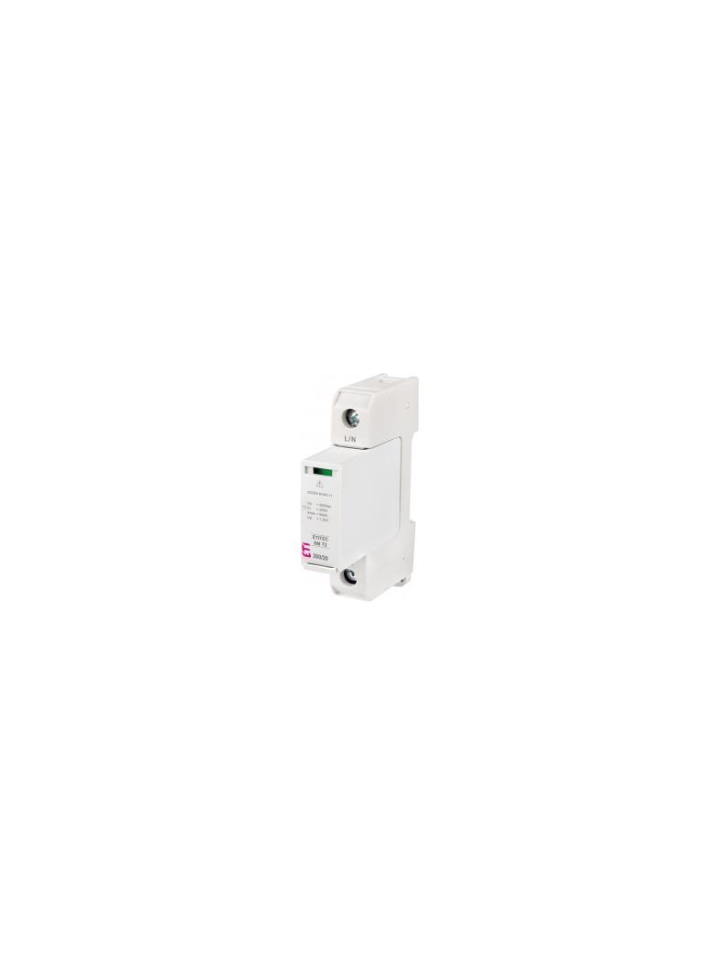Ogranicznik przepięć T2 (C) - bez prądu upływu TEC SM T2 300/20 1+0 RC 002440745 ETI