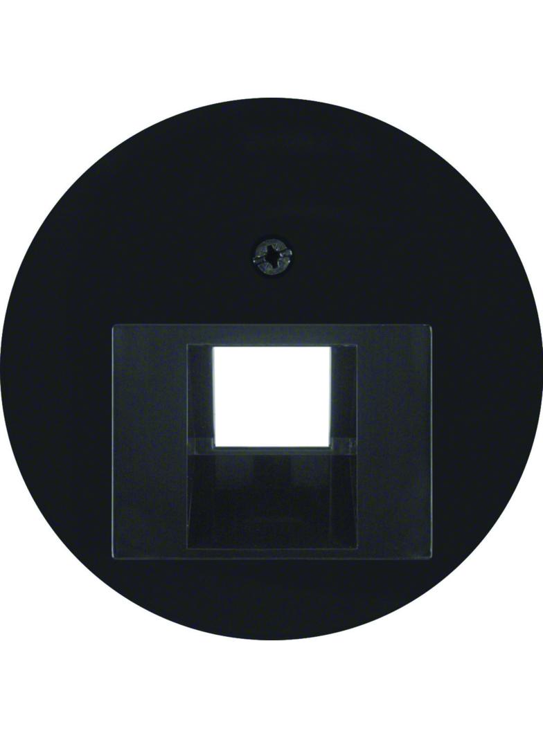 BERKER R.X Płytka czołowa do gniazda przyłączeniowego UAE pojedyncza komp./tel. cz 14072045 HAGER