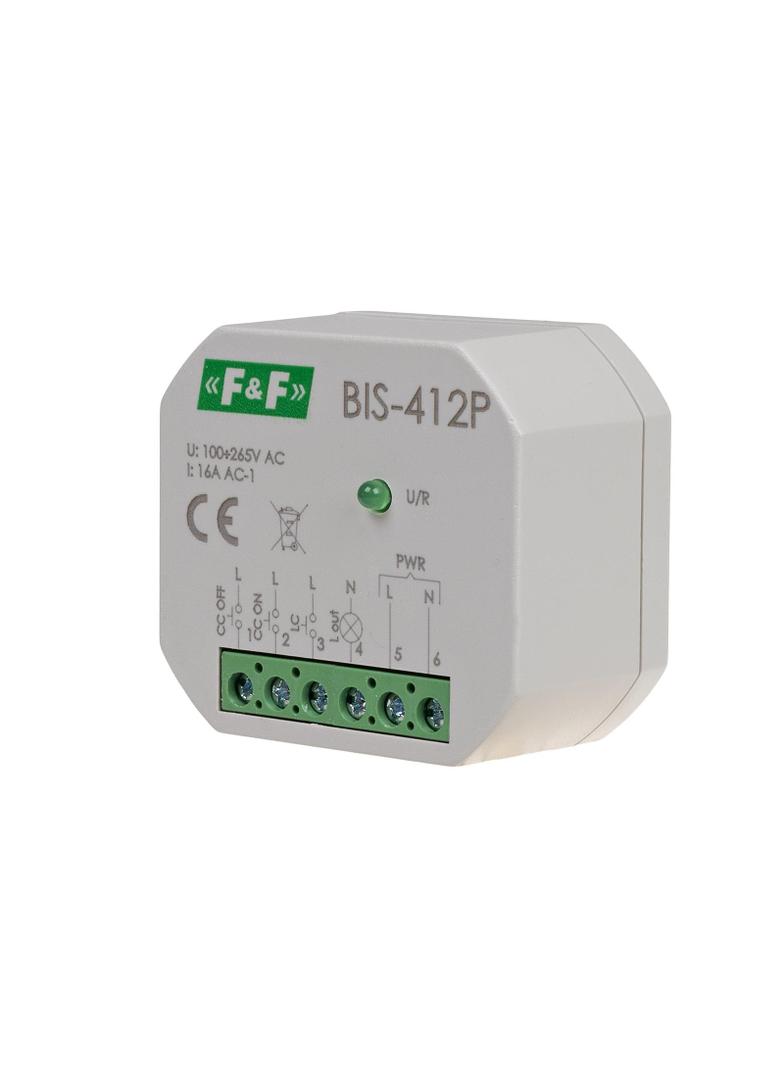 Przekaźnik bistabilny grupowy do montażu podtynkowego BIS-412P F&F