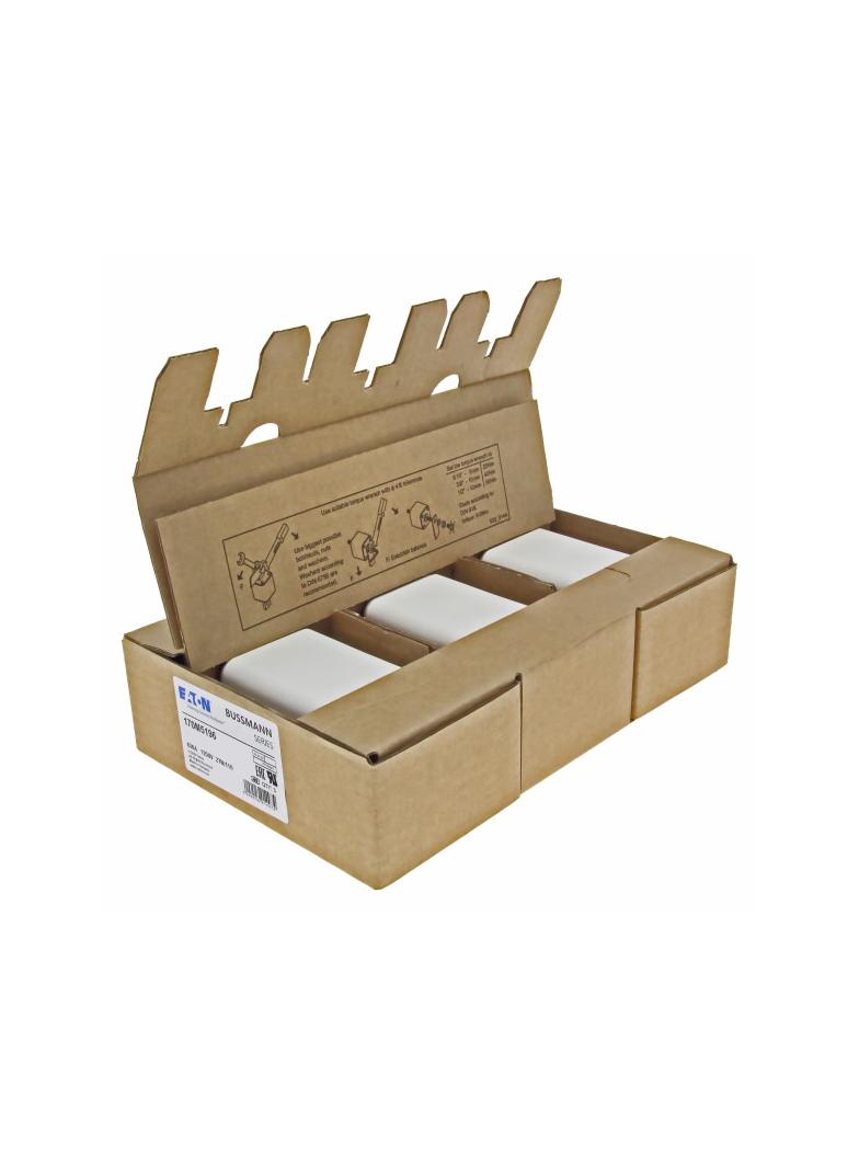 FUSE 630A 1250V 2TN/110 AR CU Wkładka szybka 630A AC 1250V rozmiar 2 61x75x138 mm aR DIN I 170M5196