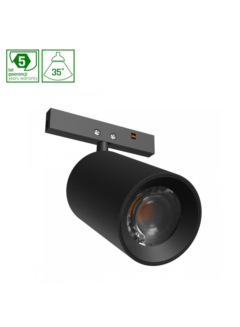 SYSTEM SHIFT NANO - SPOT OPRAWA NA SZYNOPRZEWÓD 35x55x81MM 5W 35ST CZARNY 5 LAT GW.