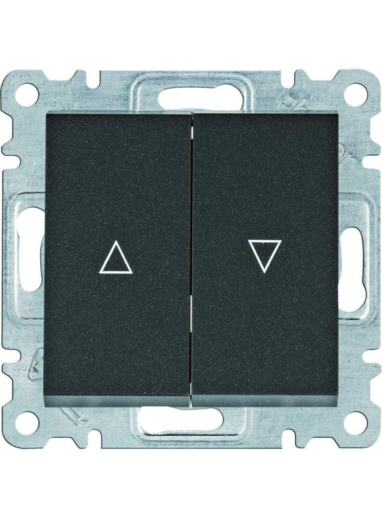 lumina Łącznik żaluzjowy monostabilny (zwierny) czarny WL0323 HAGER