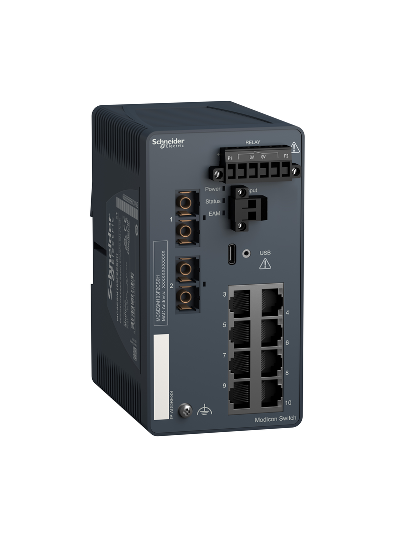 Modicon Switch Zarządzalny 8TX/2FX-SM H