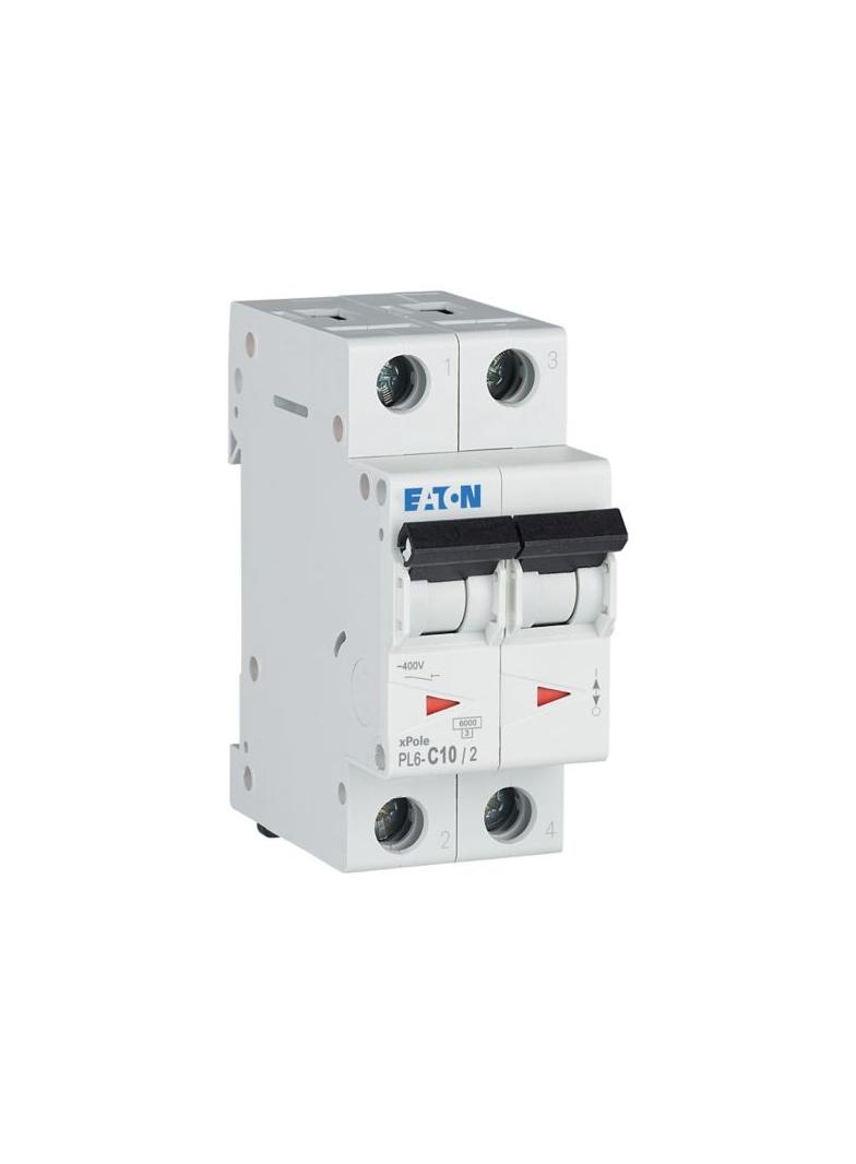 PL6-C10/2 Wyłącznik nadprądowy 6kA C10A 2P 286565 EATON