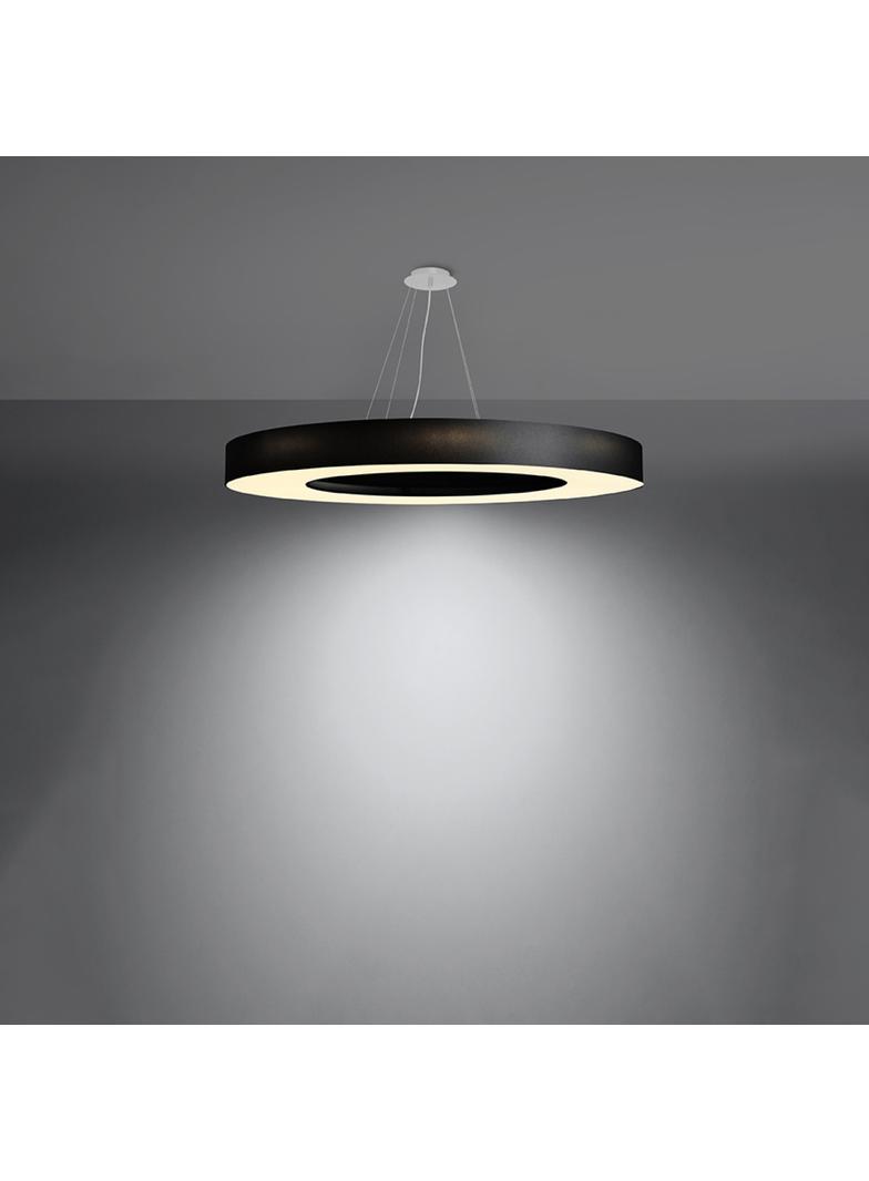 Sollux Żyrandol SATURNO SLIM 90 czarny SL.0798